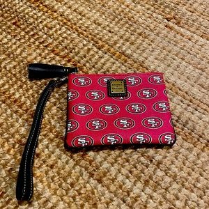 Dooney & Burke 49ers Wristlet